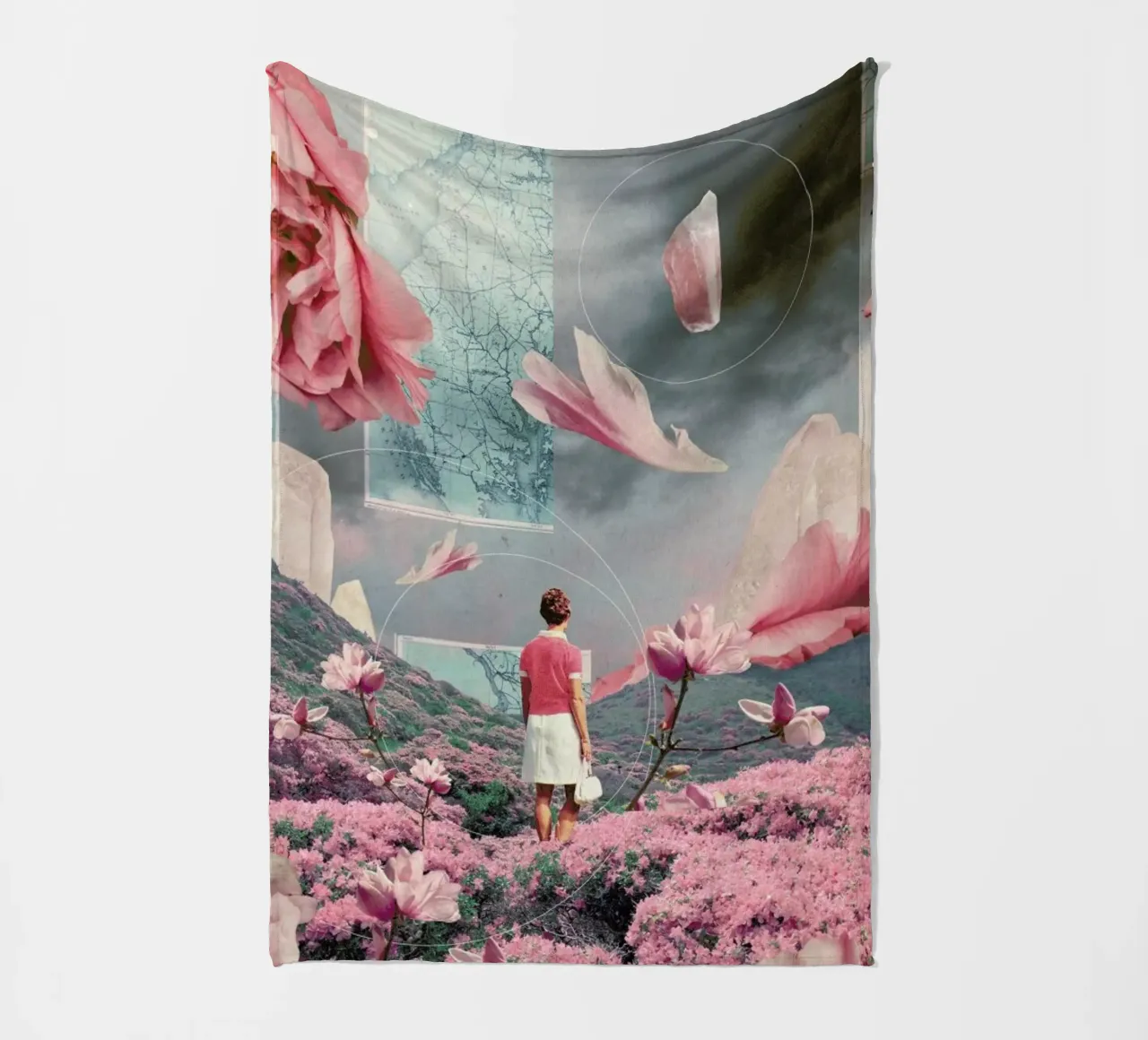 Trying To Accept The Distance Fleecedecke von Frank Moth