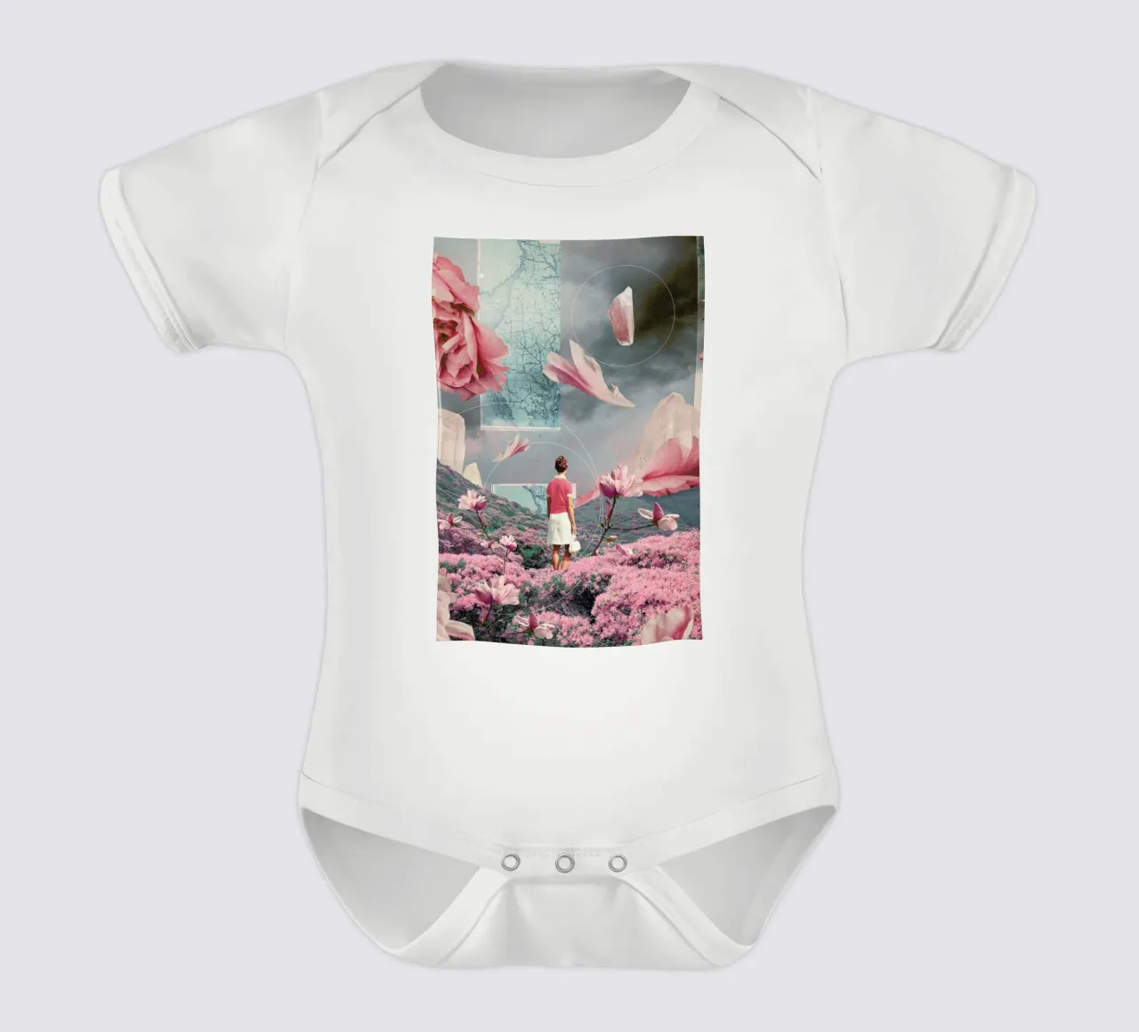 Trying To Accept The Distance body neonato maniche corte da Frank Moth