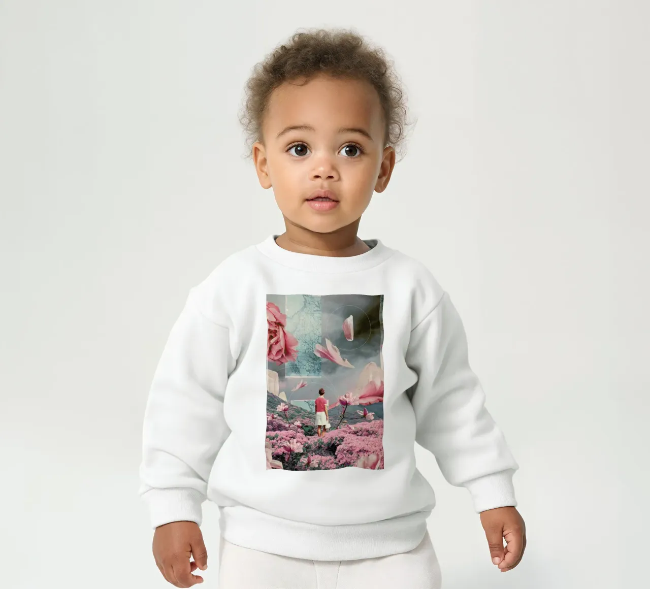 Trying To Accept The Distance Baby Sweatshirt von Frank Moth