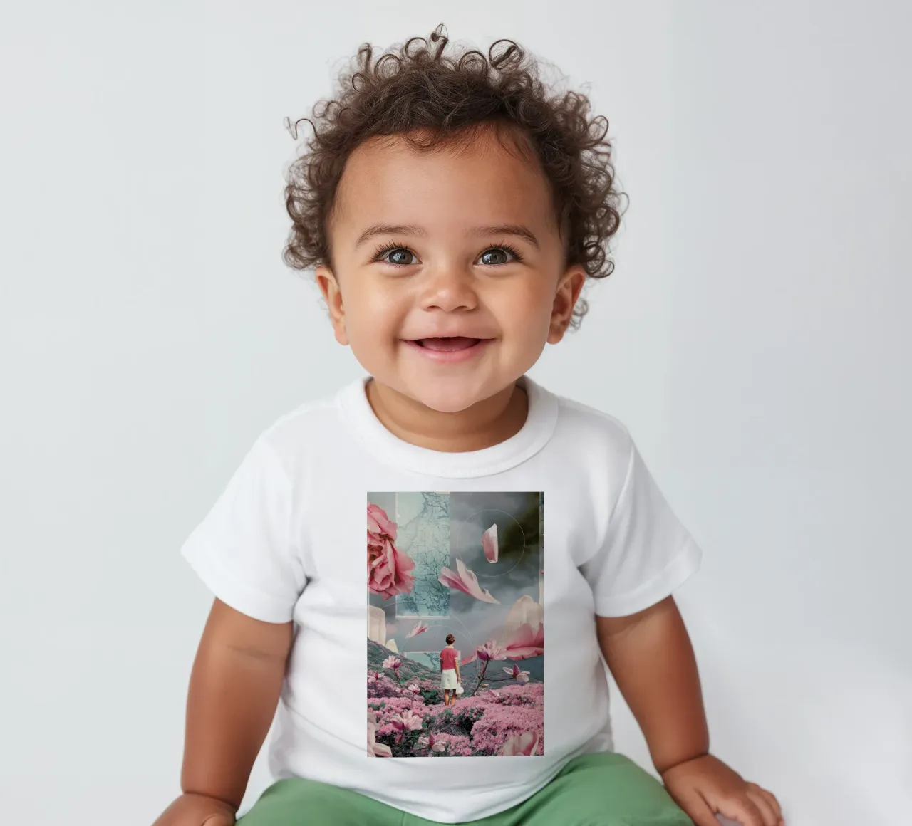 Trying To Accept The Distance Baby T-Shirt von Frank Moth