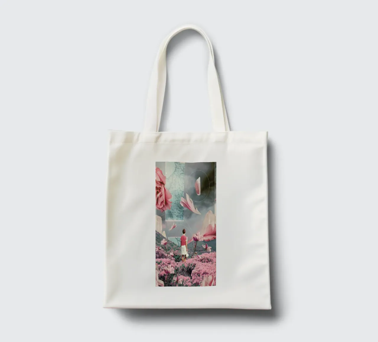 Trying To Accept The Distance borsa in juta da Frank Moth