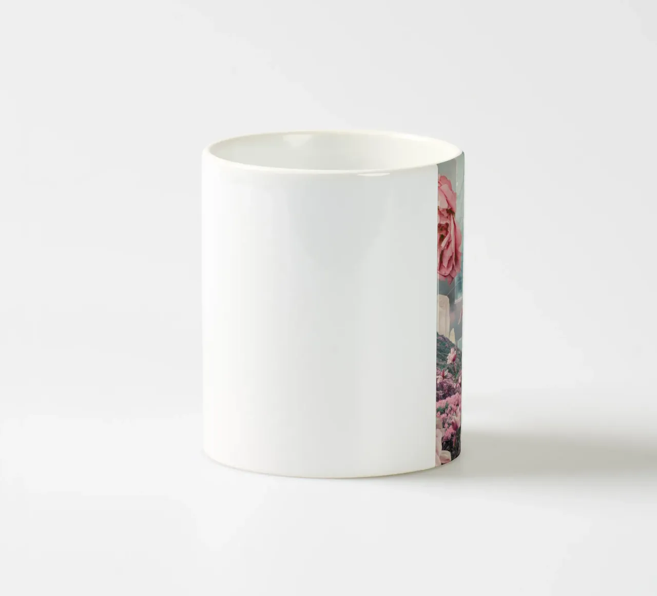 Trying To Accept The Distance ceramic mug by Frank Moth