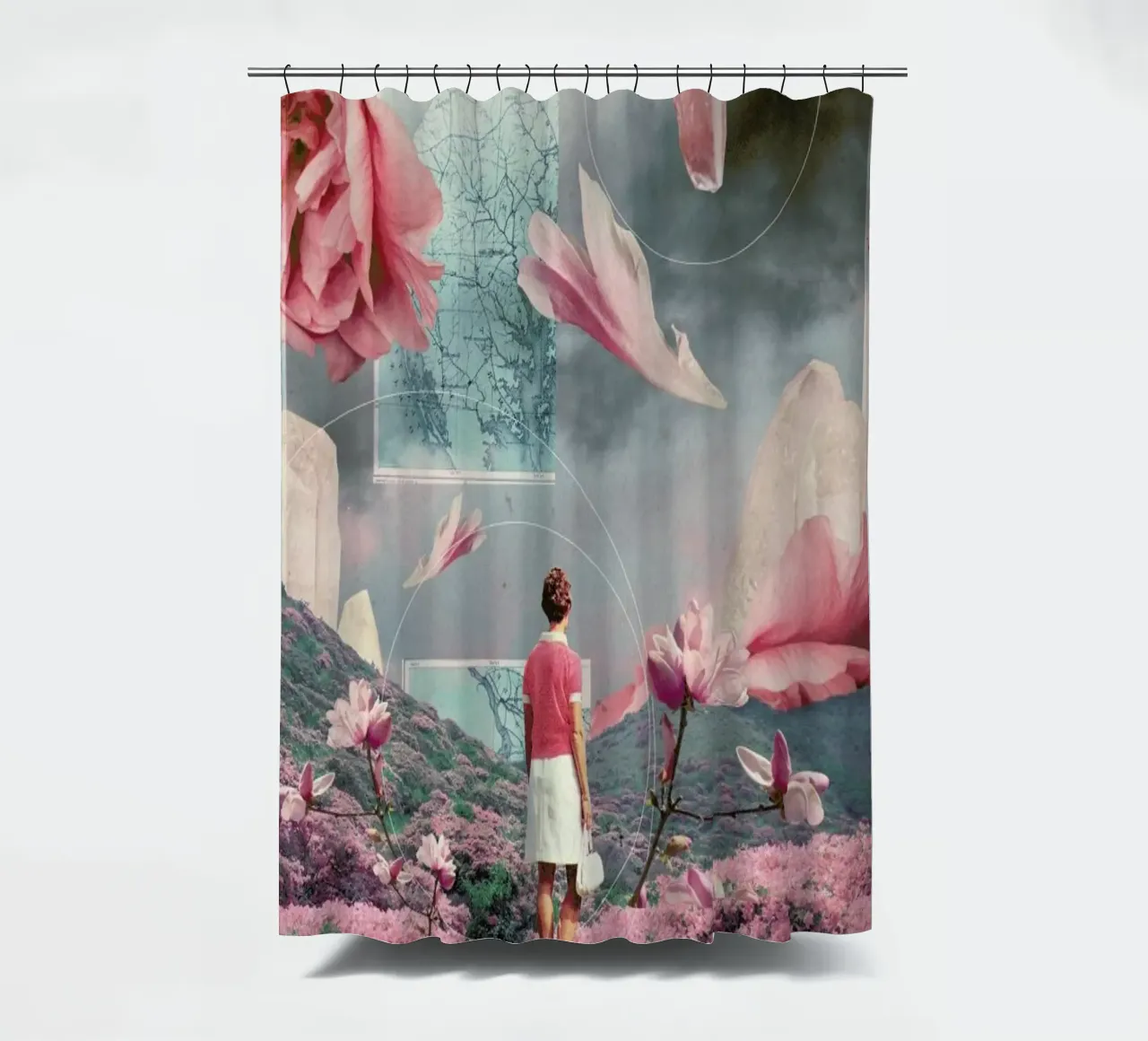 Trying To Accept The Distance tenda da doccia da Frank Moth