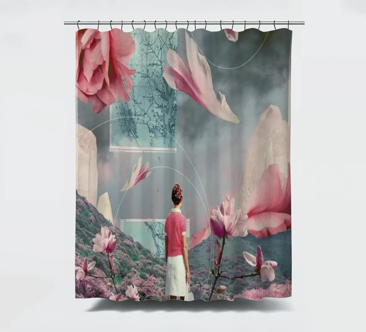 Trying To Accept The Distance tenda da doccia da Frank Moth