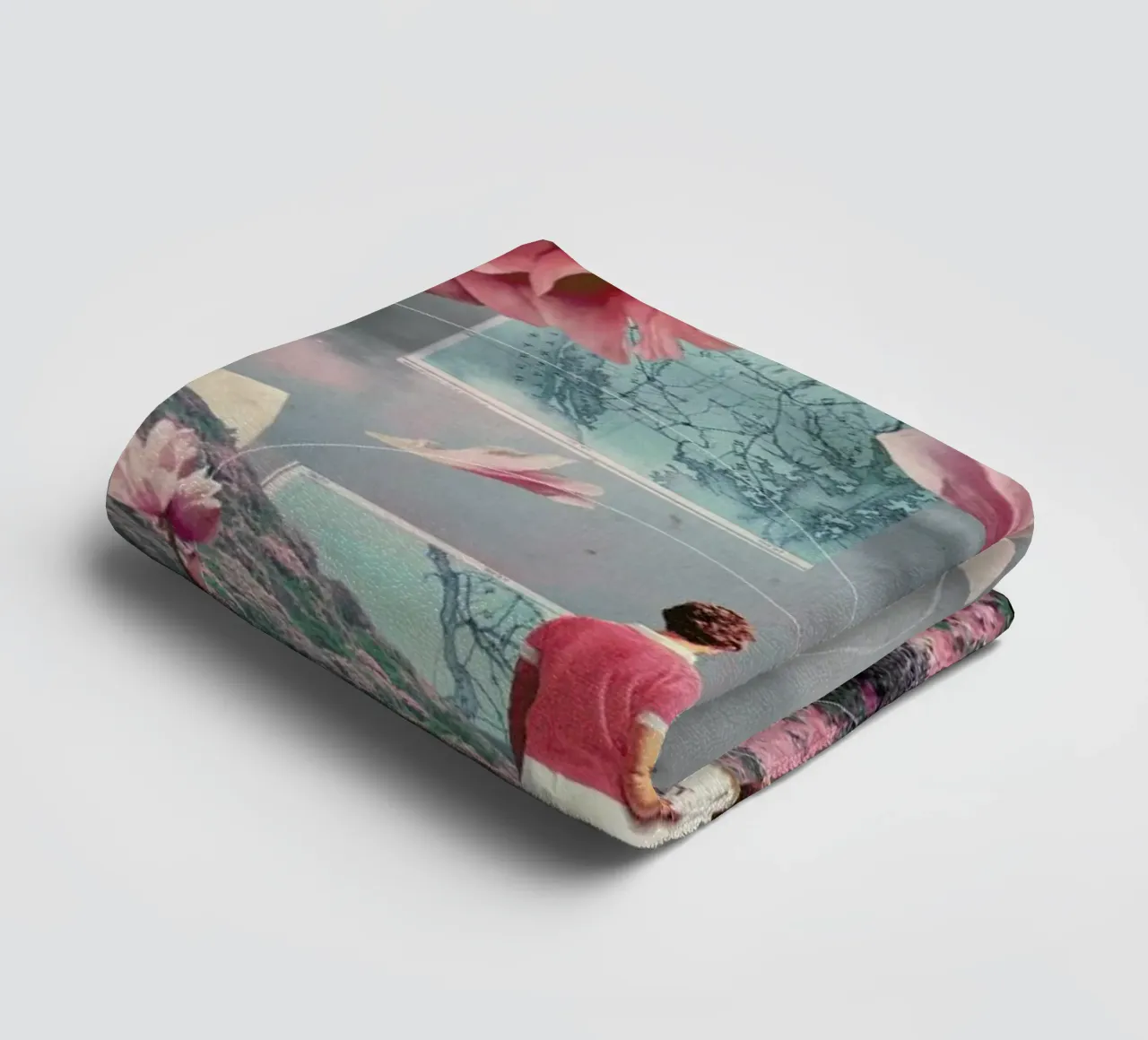 Trying To Accept The Distance towel by Frank Moth