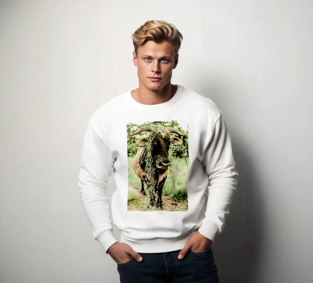 Botanical Bull felpa da Shot By Clint
