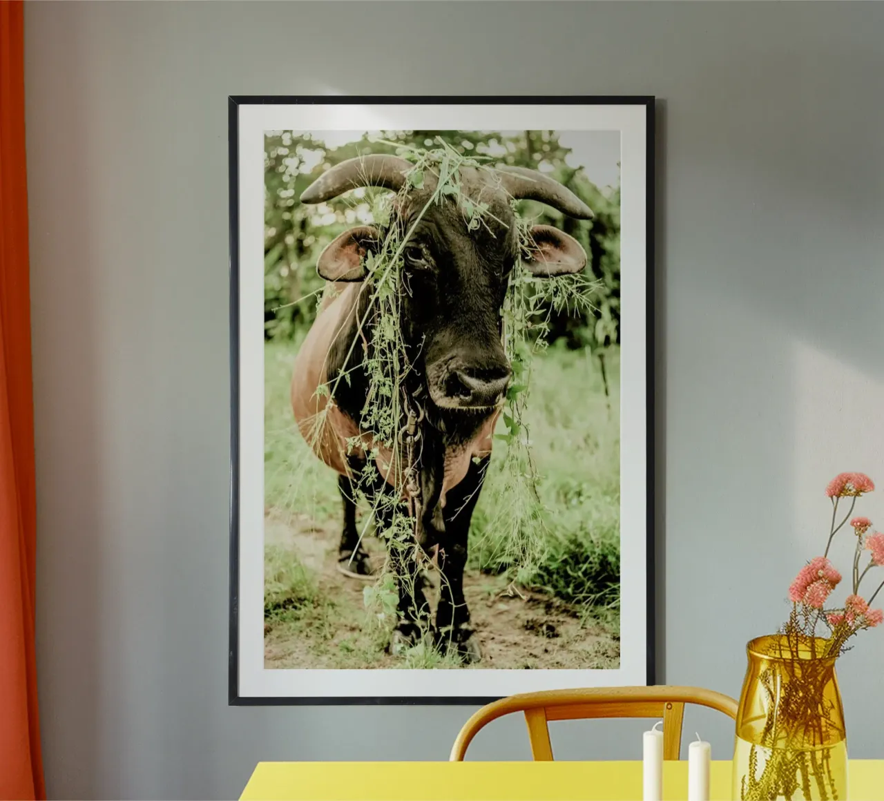 Botanical Bull poster da Shot By Clint