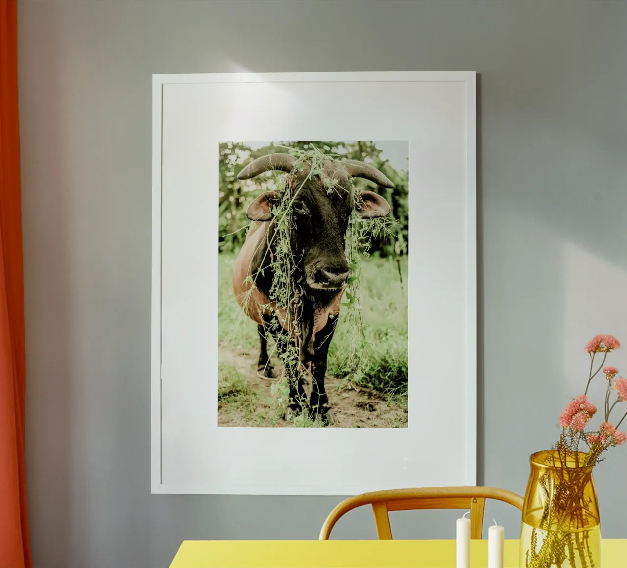 Botanical Bull poster da Shot By Clint