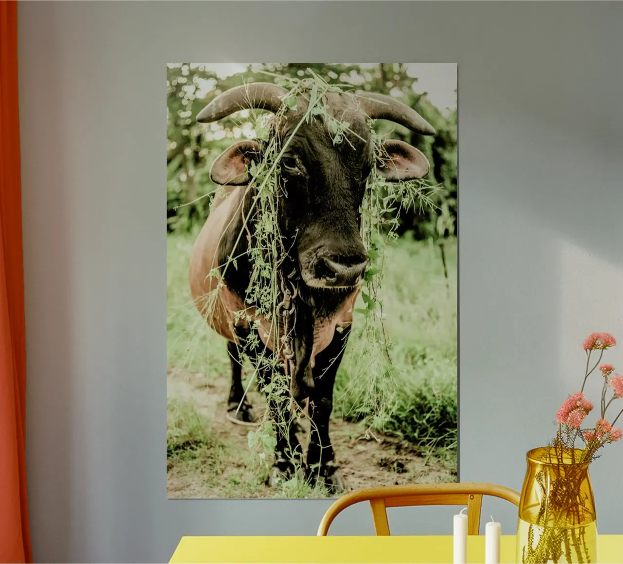 Botanical Bull poster da Shot By Clint