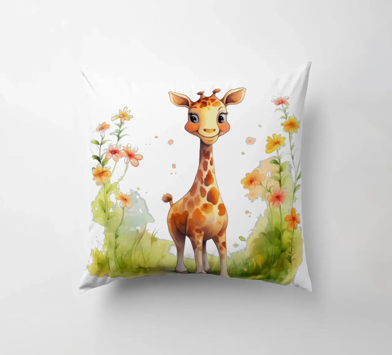 cucciolo di giraffa cuscino da 🐹 BABY ART PRINTS