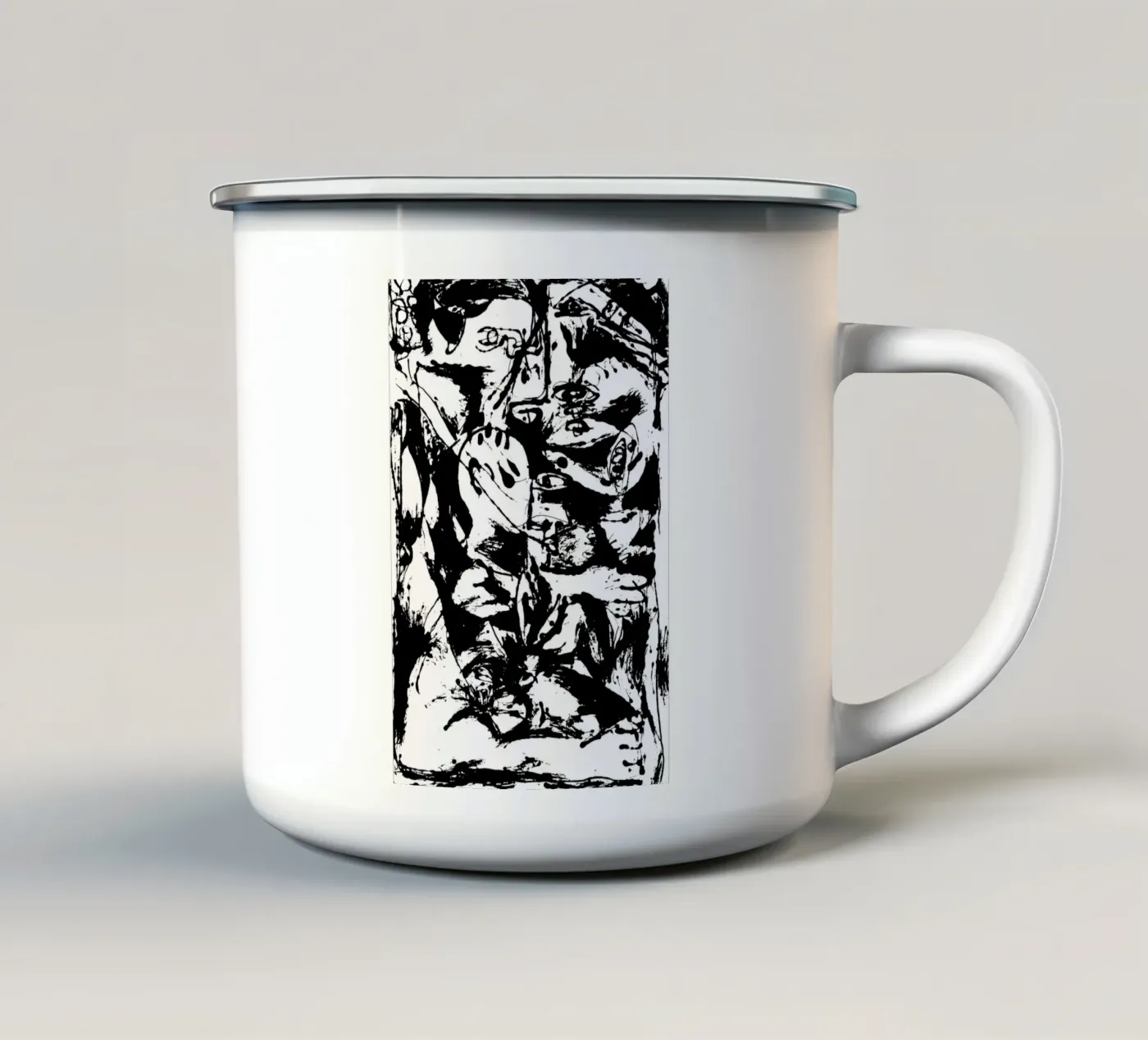 Expression enamel mug by Ettyhmoz