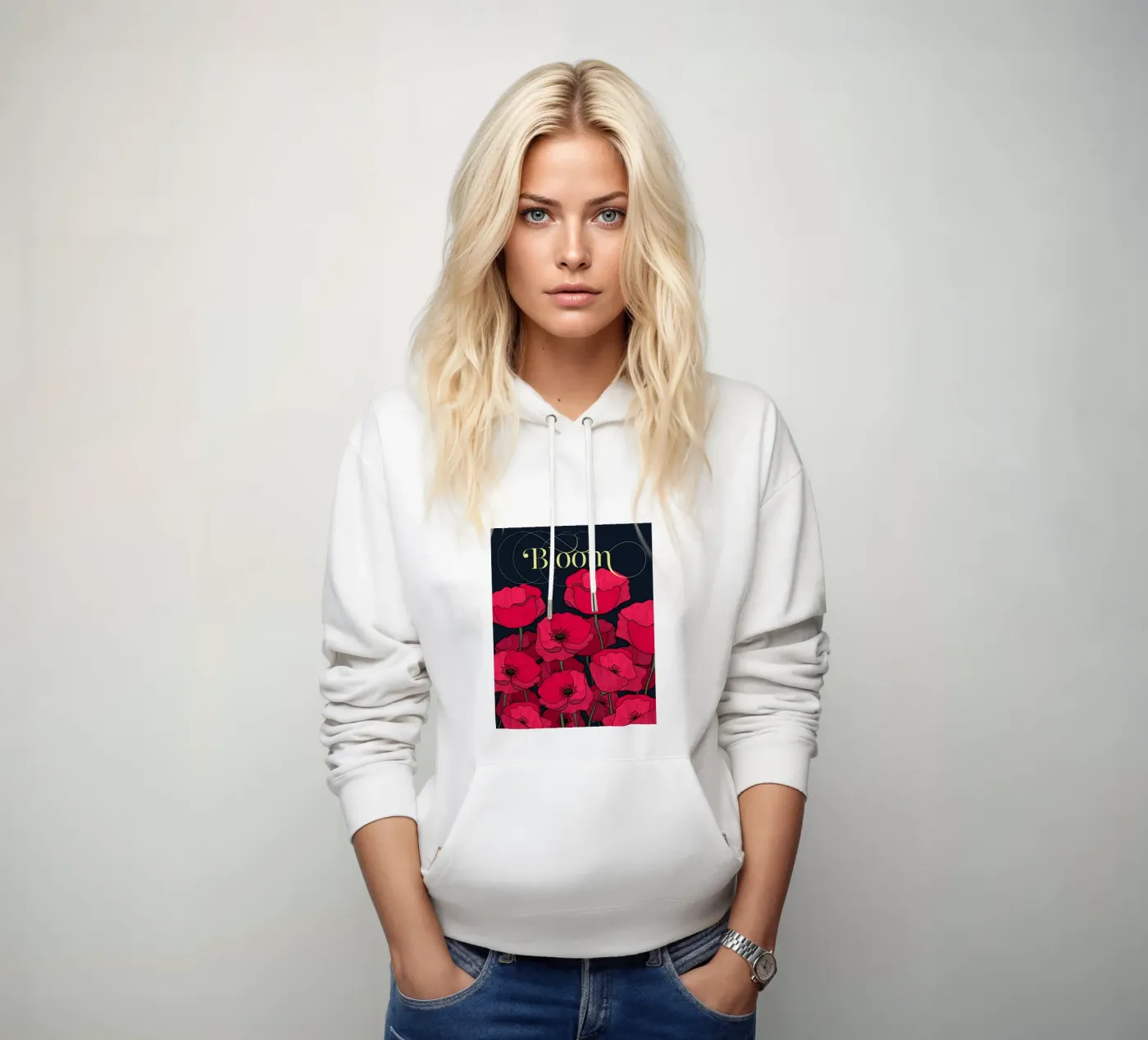 Bloom Fluo Version hoodie by DesigndN