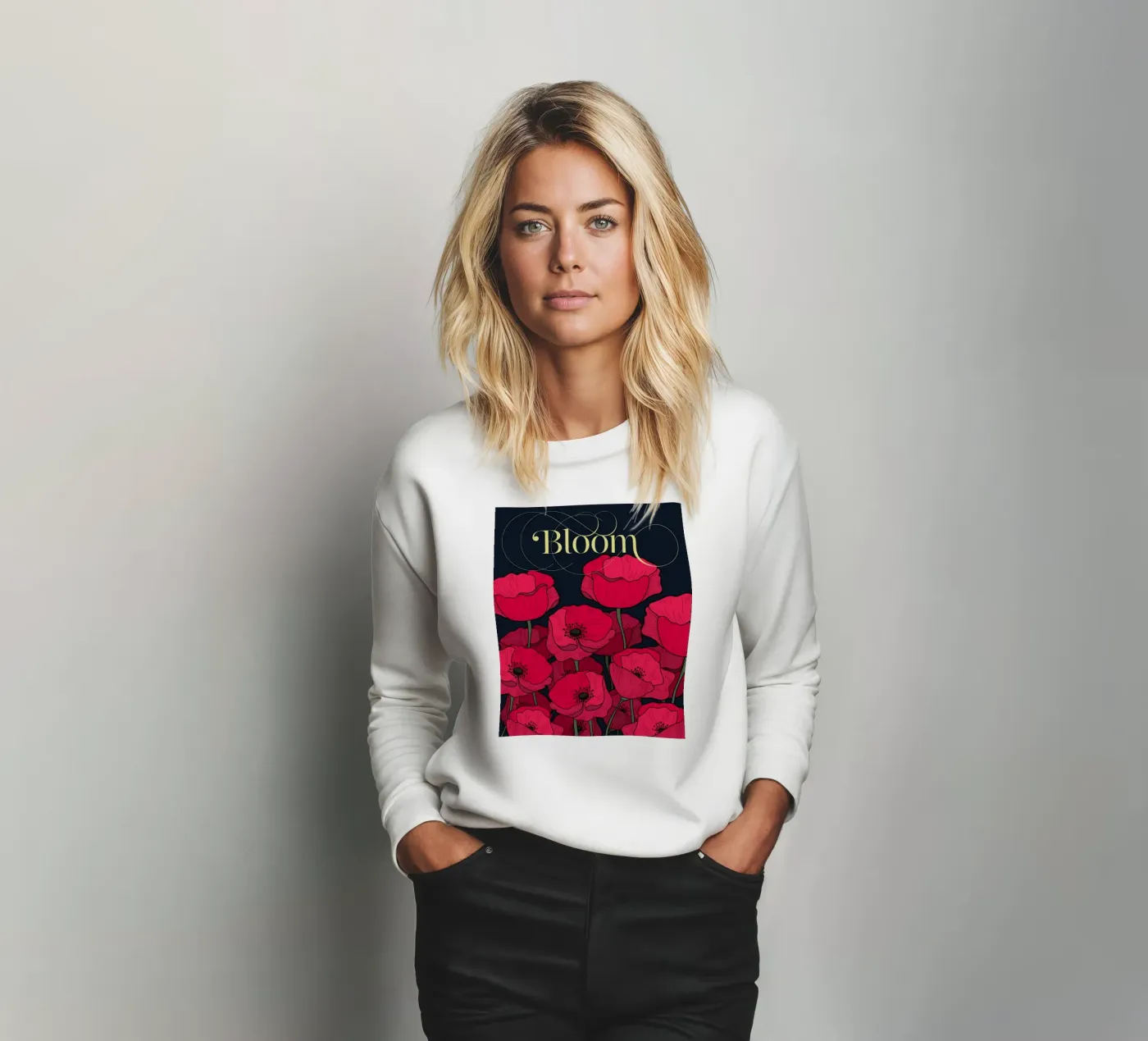 Bloom Fluo Version felpa da DesigndN