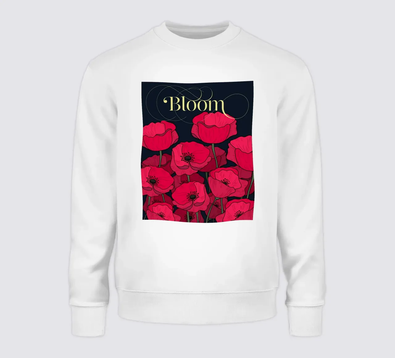 Bloom Fluo Version felpa da designdn