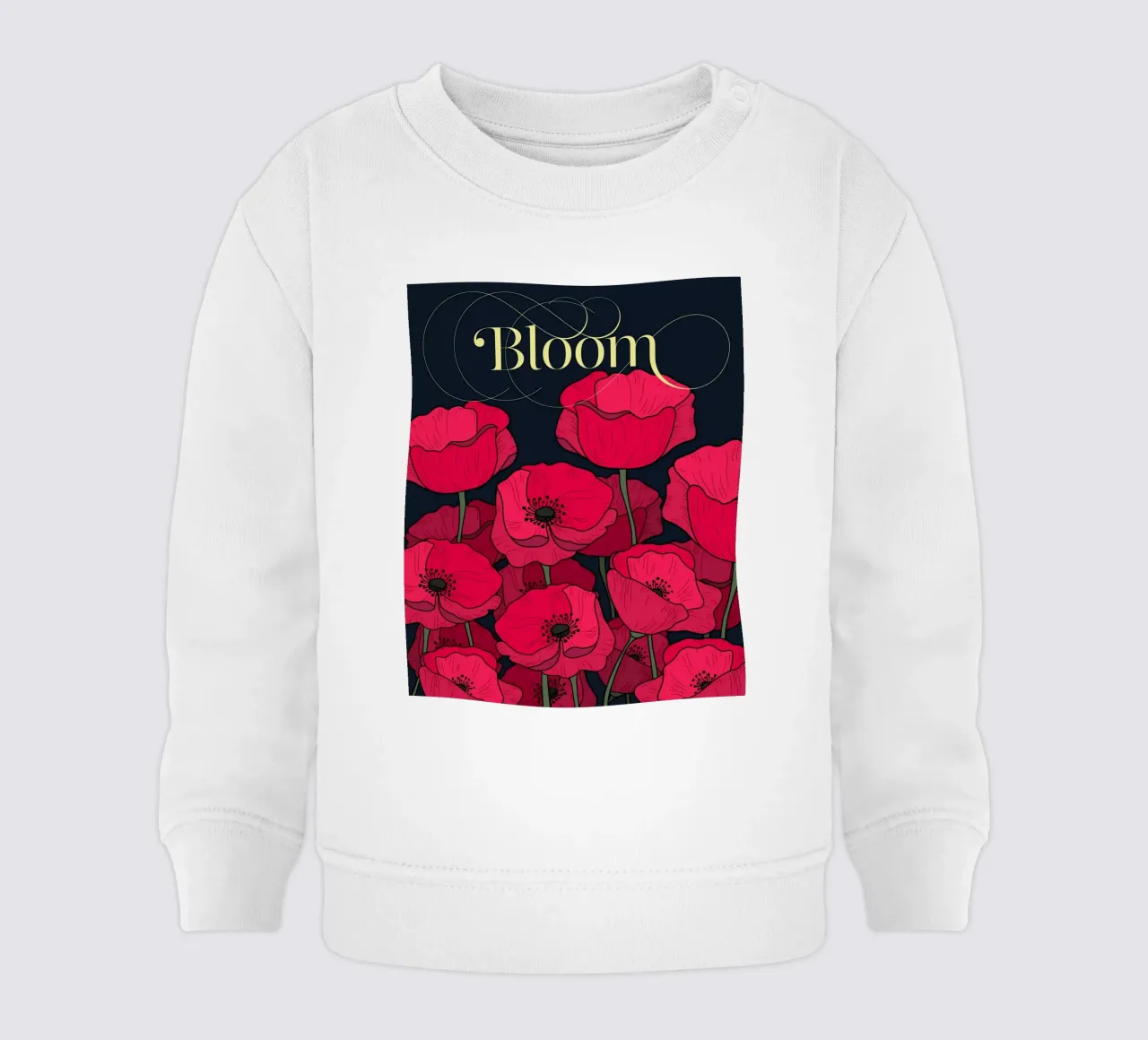 Bloom Fluo Version felpa neonato da designdn