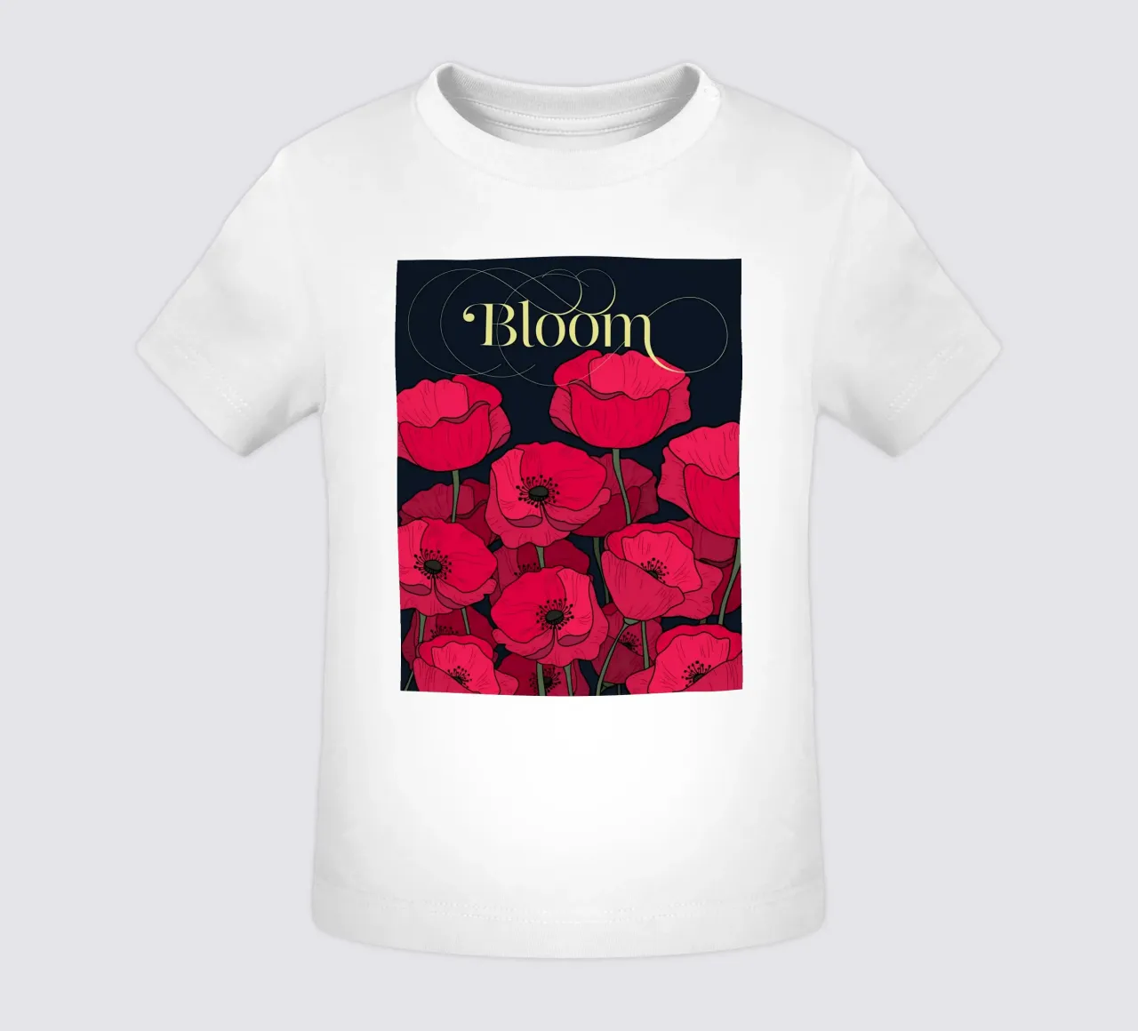 Bloom Fluo Version maglietta neonato da designdn