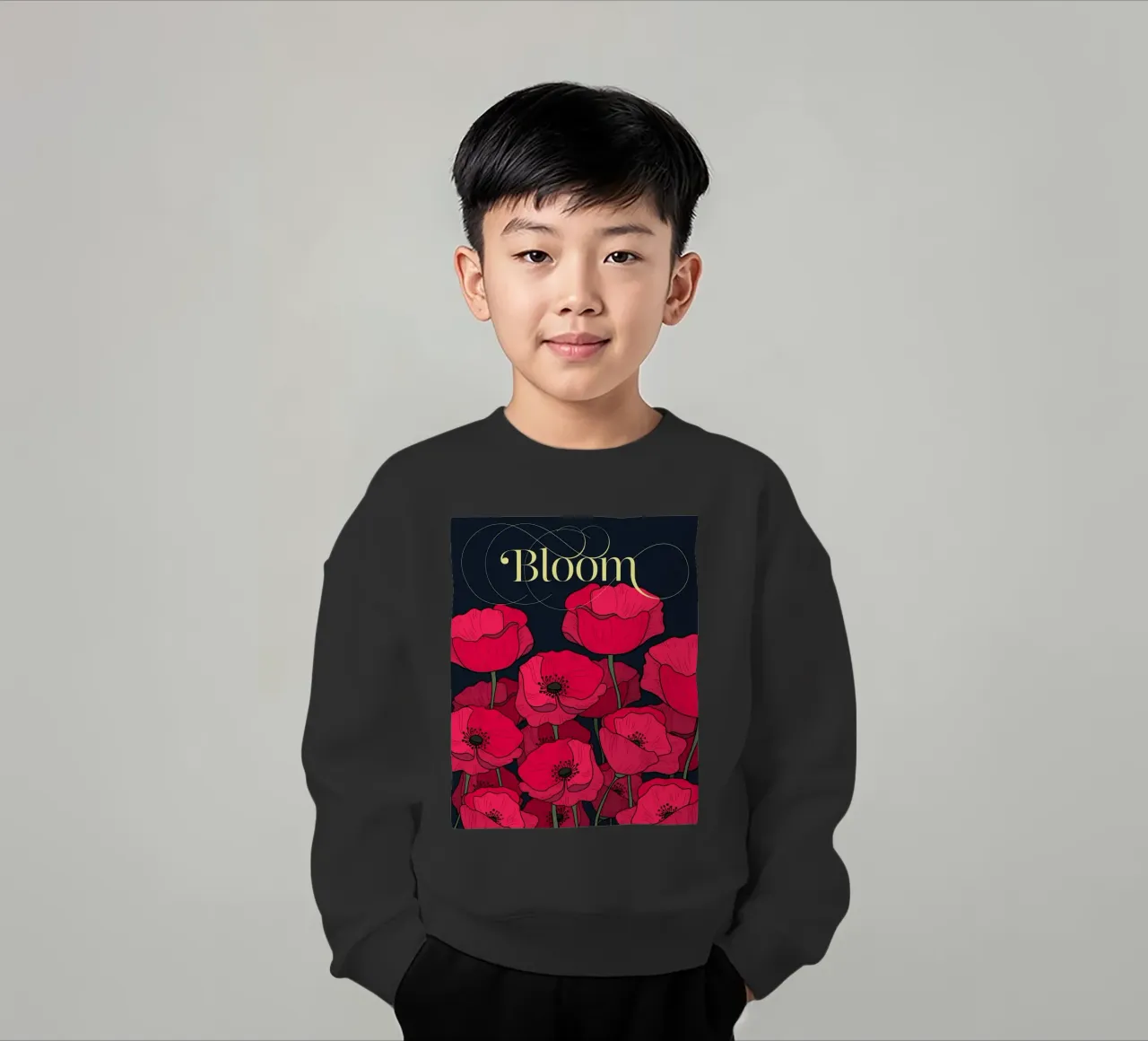 Bloom Fluo Version felpa bambino da DesigndN