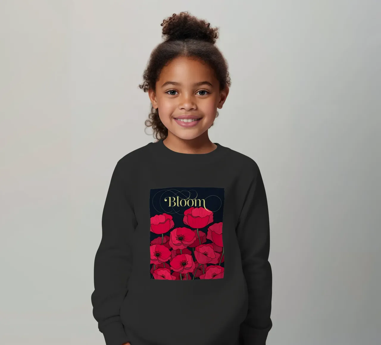 Bloom Fluo Version felpa bambino da DesigndN