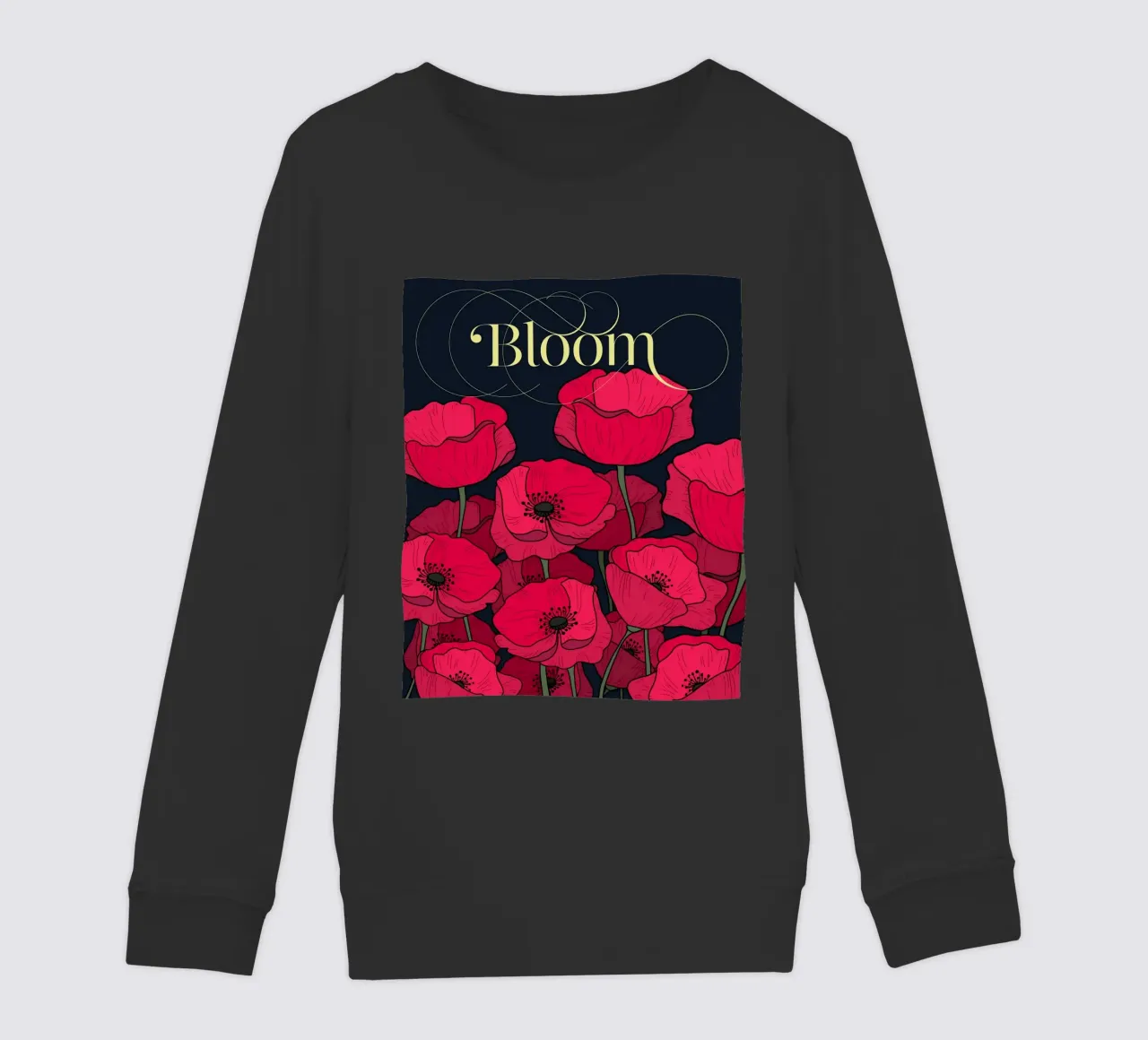 Bloom Fluo Version felpa bambino da DesigndN