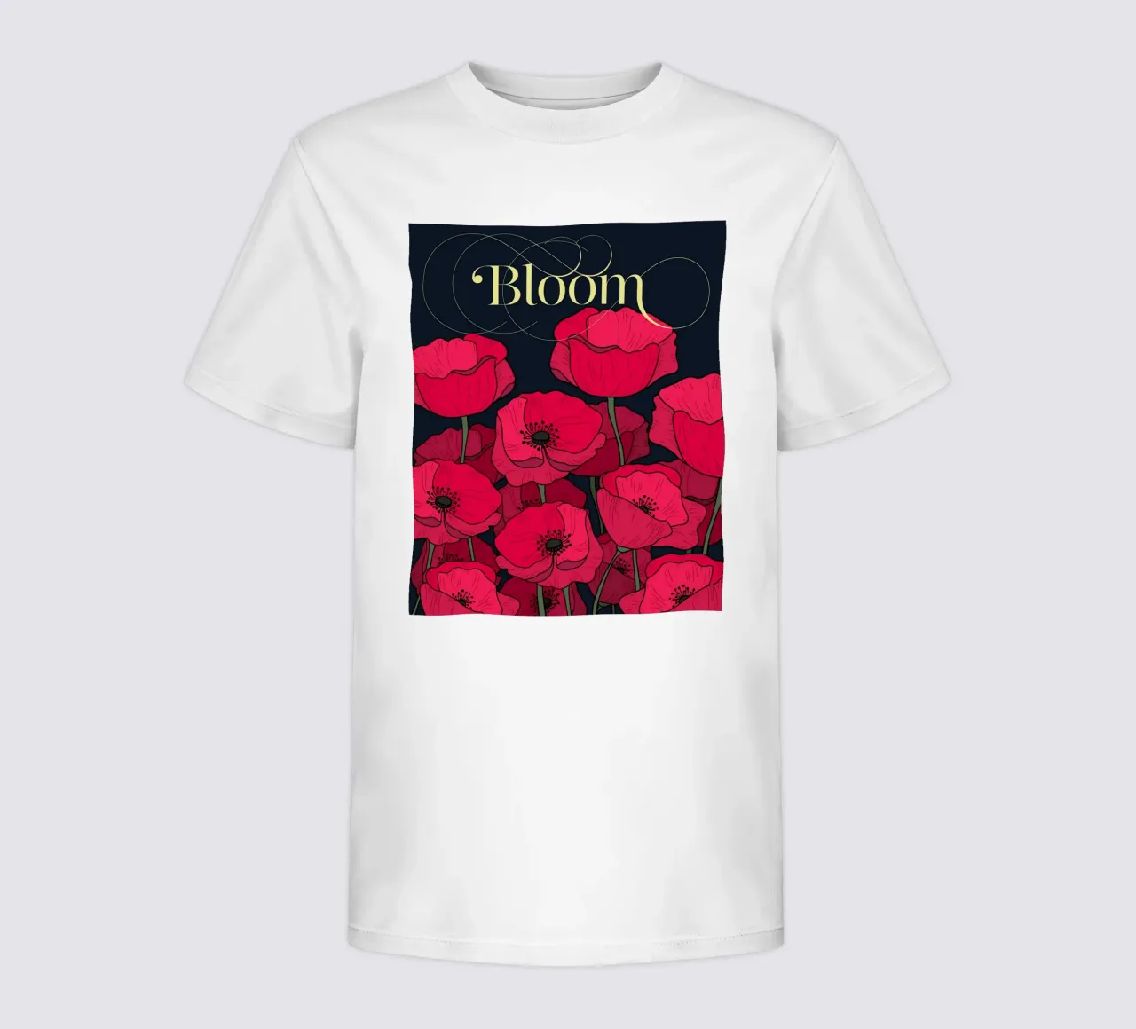 Bloom Fluo Version t-shirt bambini da DesigndN
