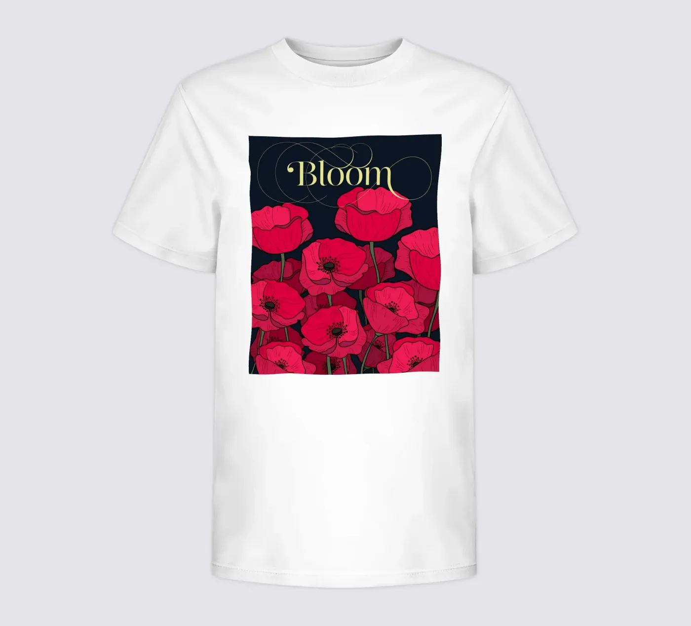 Bloom Fluo Version kinder t-shirt van DesigndN