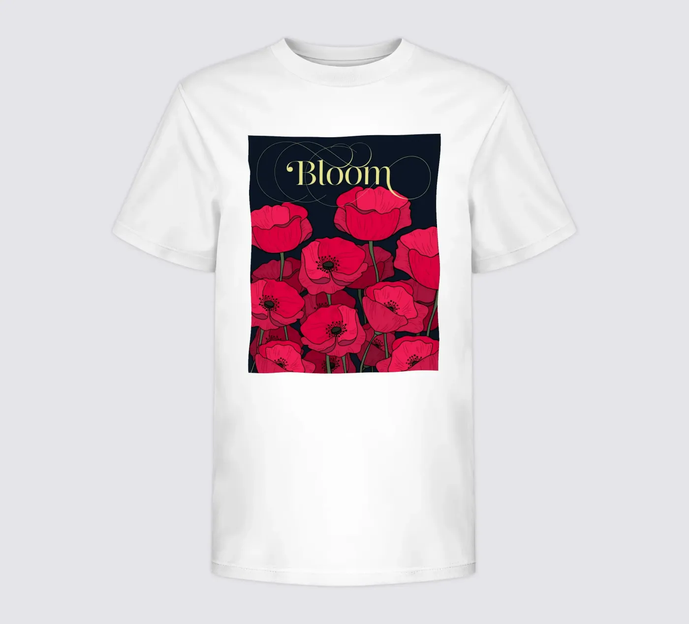 Bloom Fluo Version kinder t-shirt van DesigndN