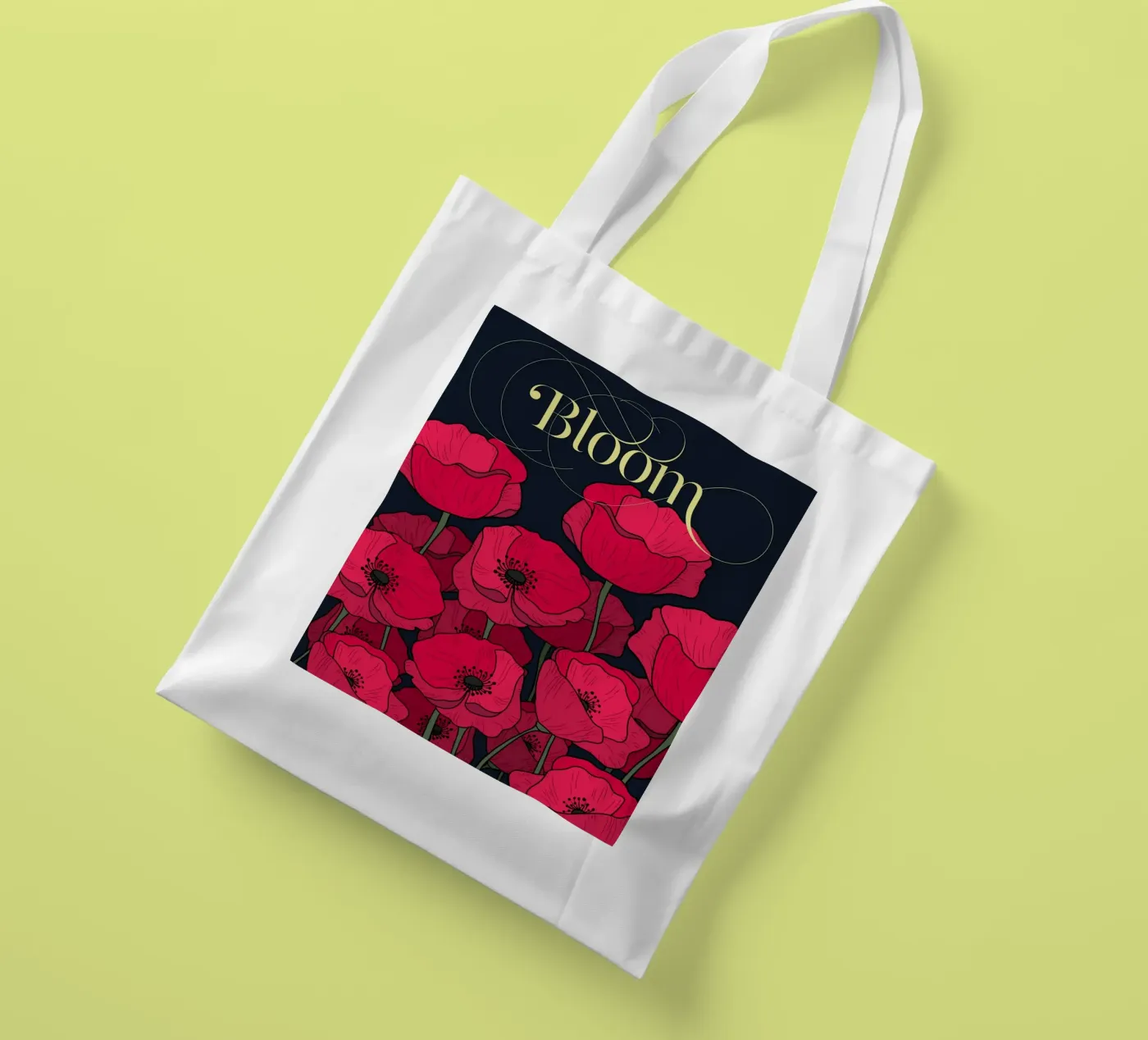 Bloom Fluo Version tote bag by DesigndN