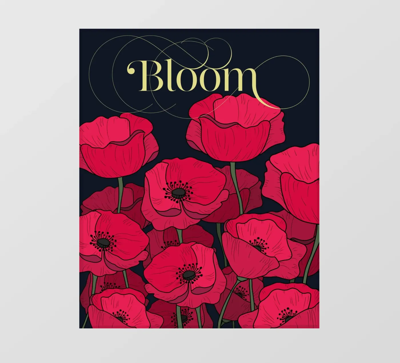 Bloom Fluo Version photo wallpaper by DesigndN