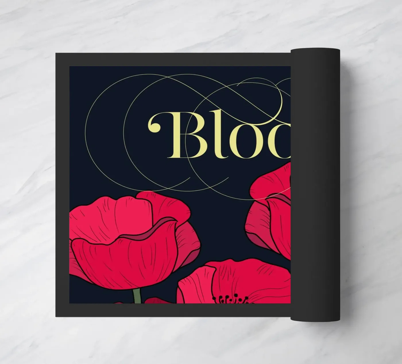 Bloom Fluo Version paillasson de DesigndN