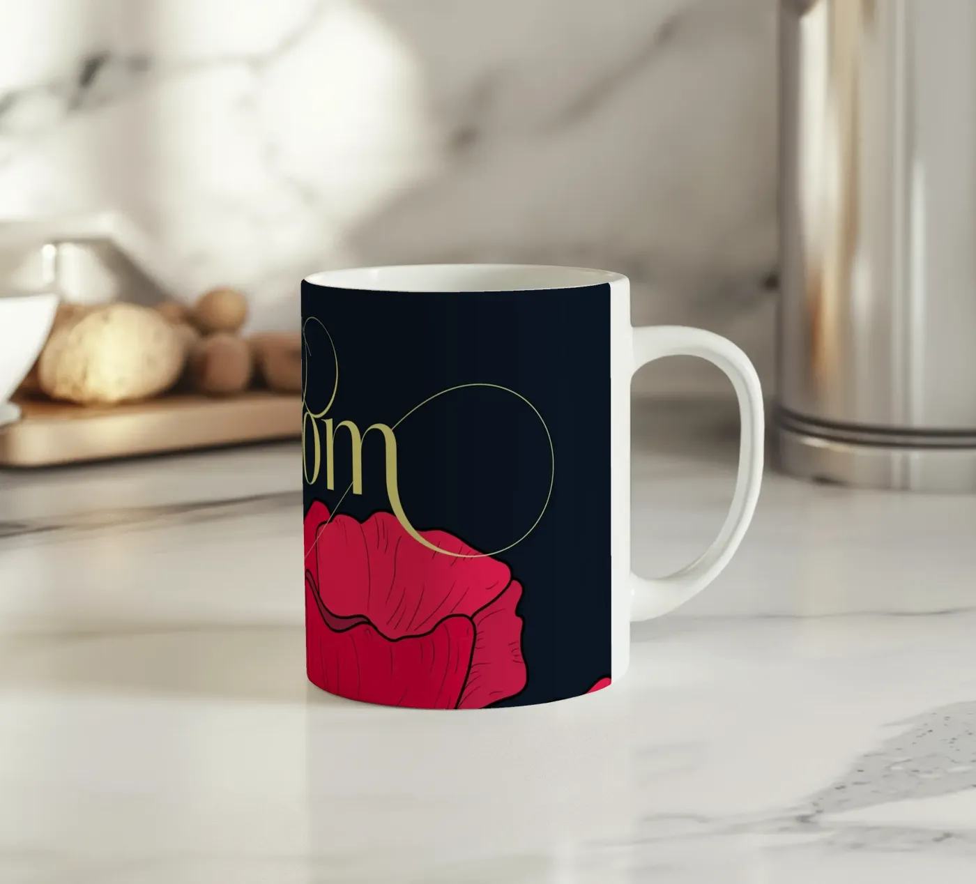 Bloom Fluo Version ceramic mug by DesigndN