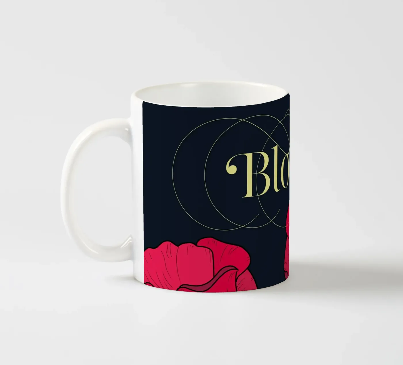 Bloom Fluo Version ceramic mug by DesigndN