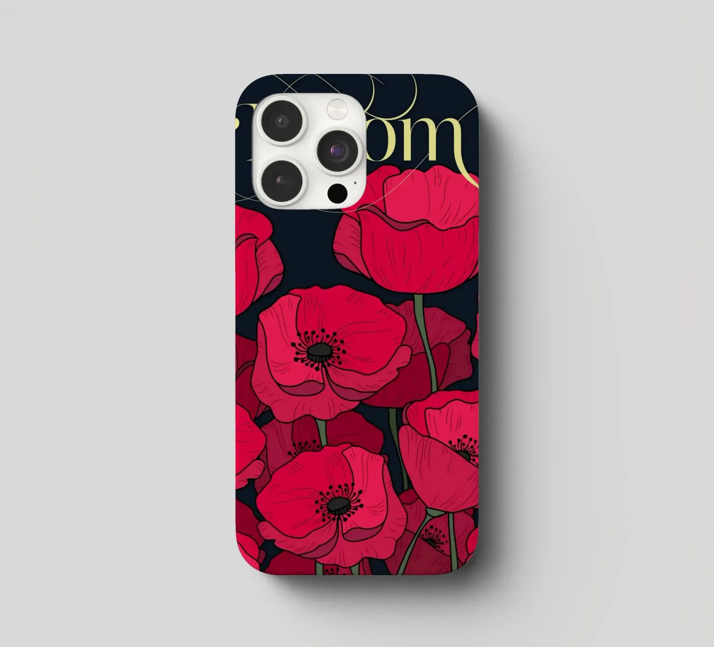 Bloom Fluo Version iphone case by DesigndN
