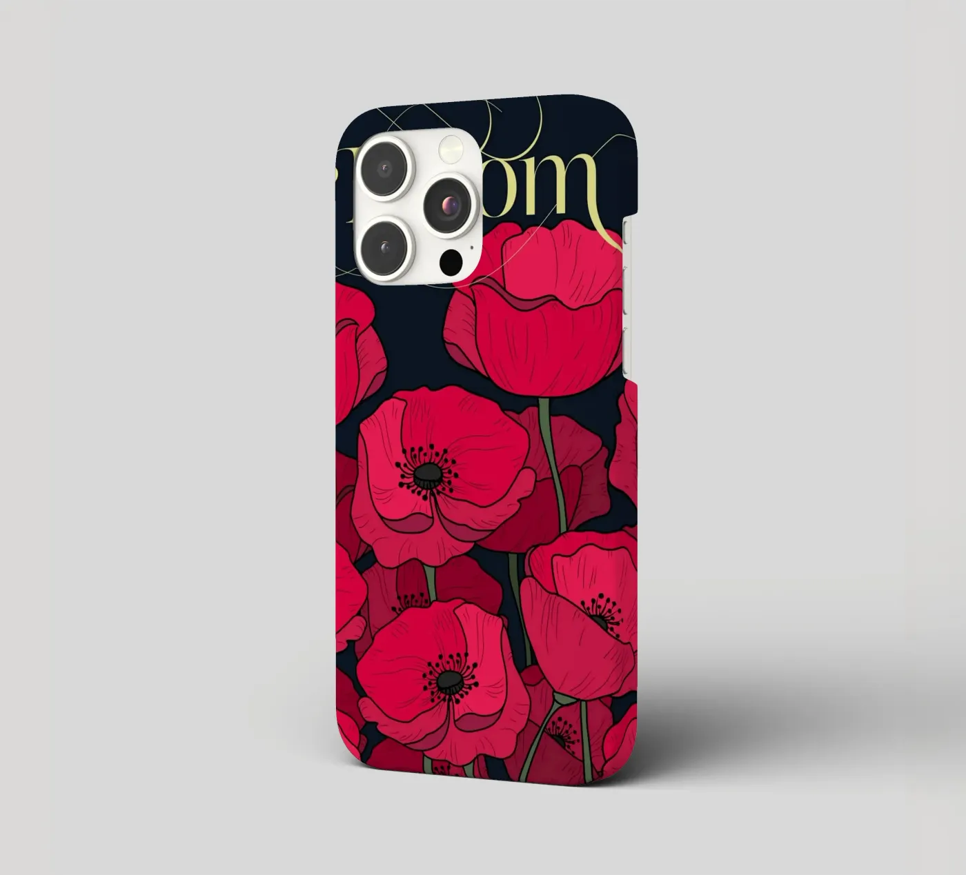 Bloom Fluo Version iphone case by DesigndN