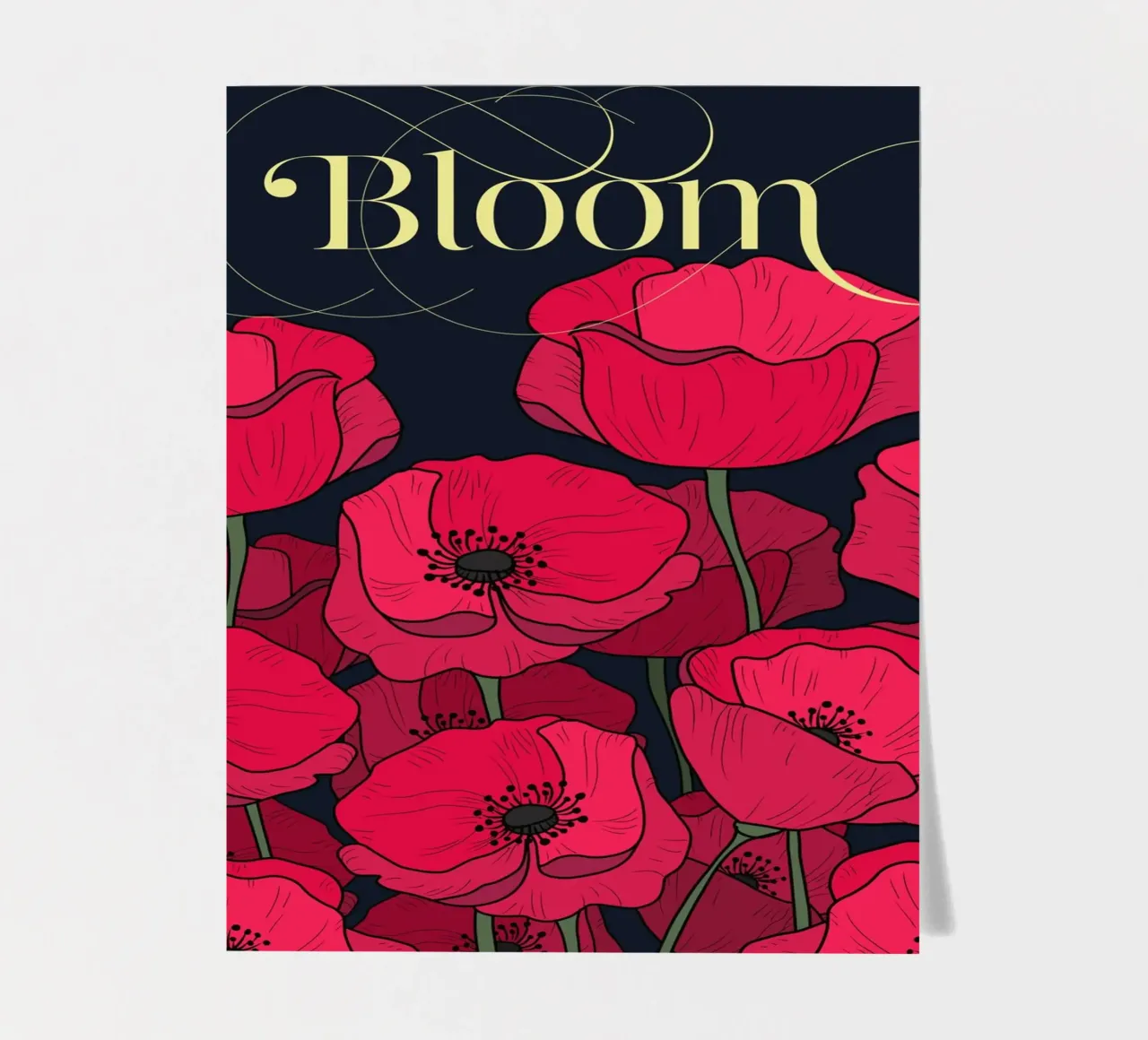 Bloom Fluo Version stickervel van DesigndN