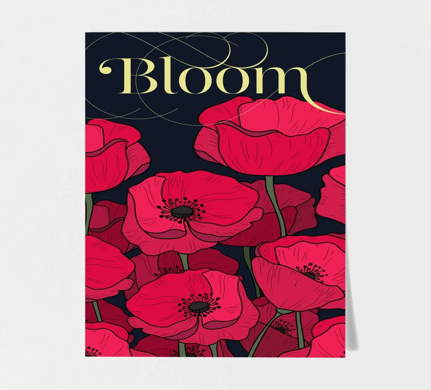 Bloom Fluo Version Stickerbogen von DesigndN