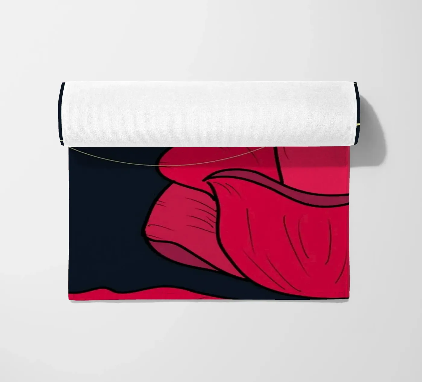 Bloom Fluo Version strandhanddoek van DesigndN