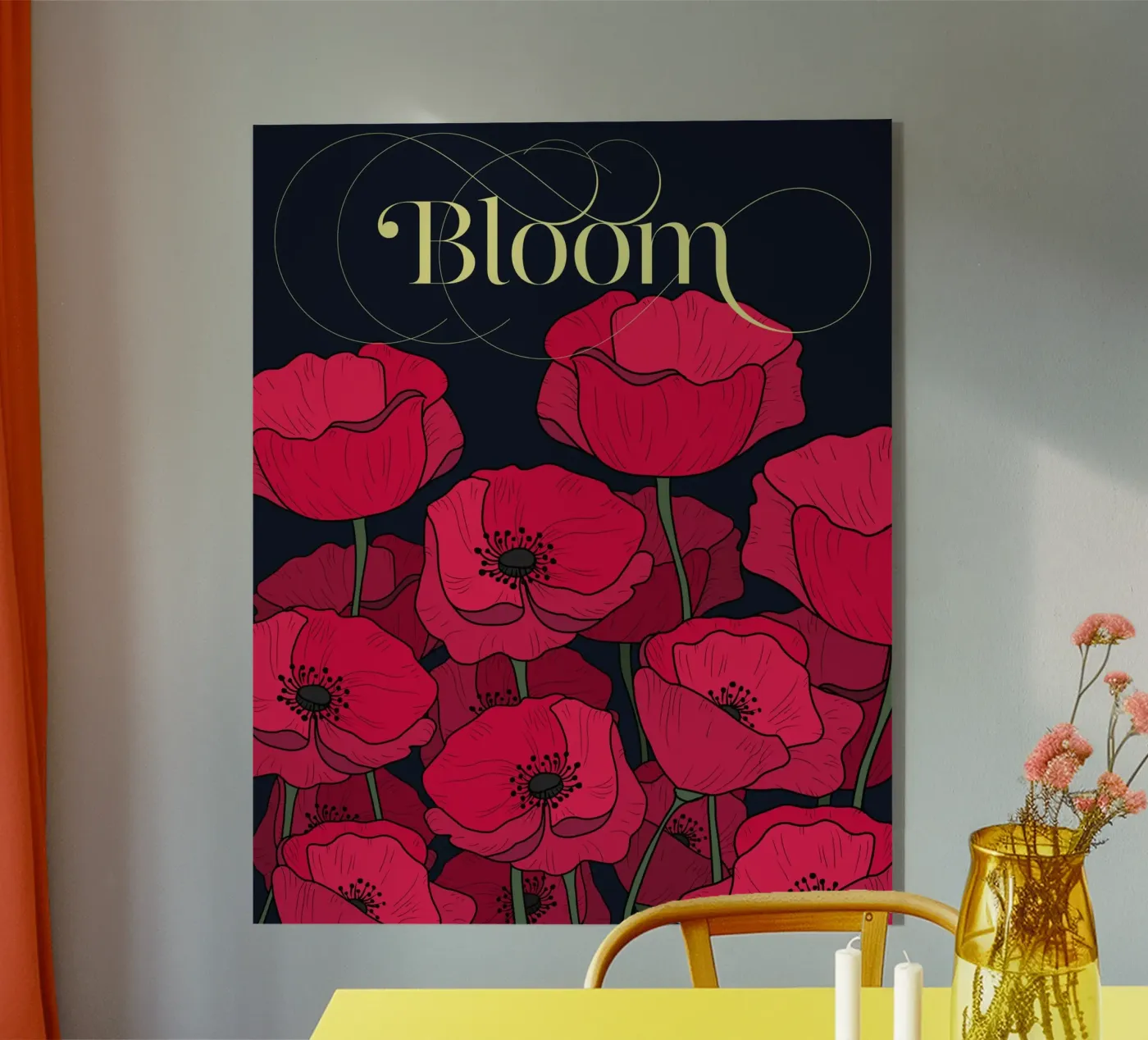 Bloom Fluo Version acryl van DesigndN