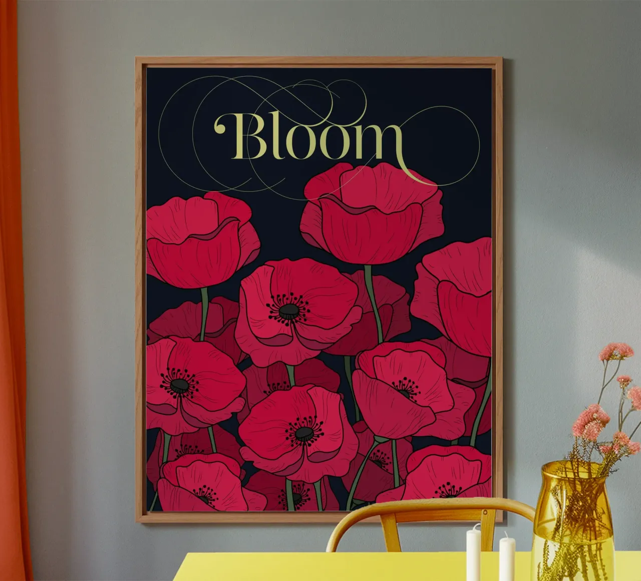 Bloom Fluo Version alluminio dibond da DesigndN