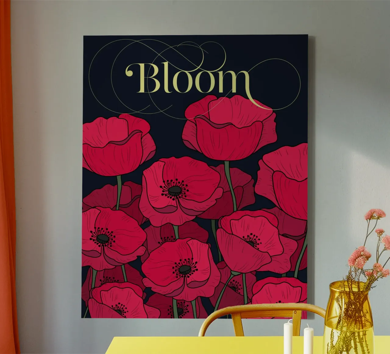 Bloom Fluo Version tela da DesigndN