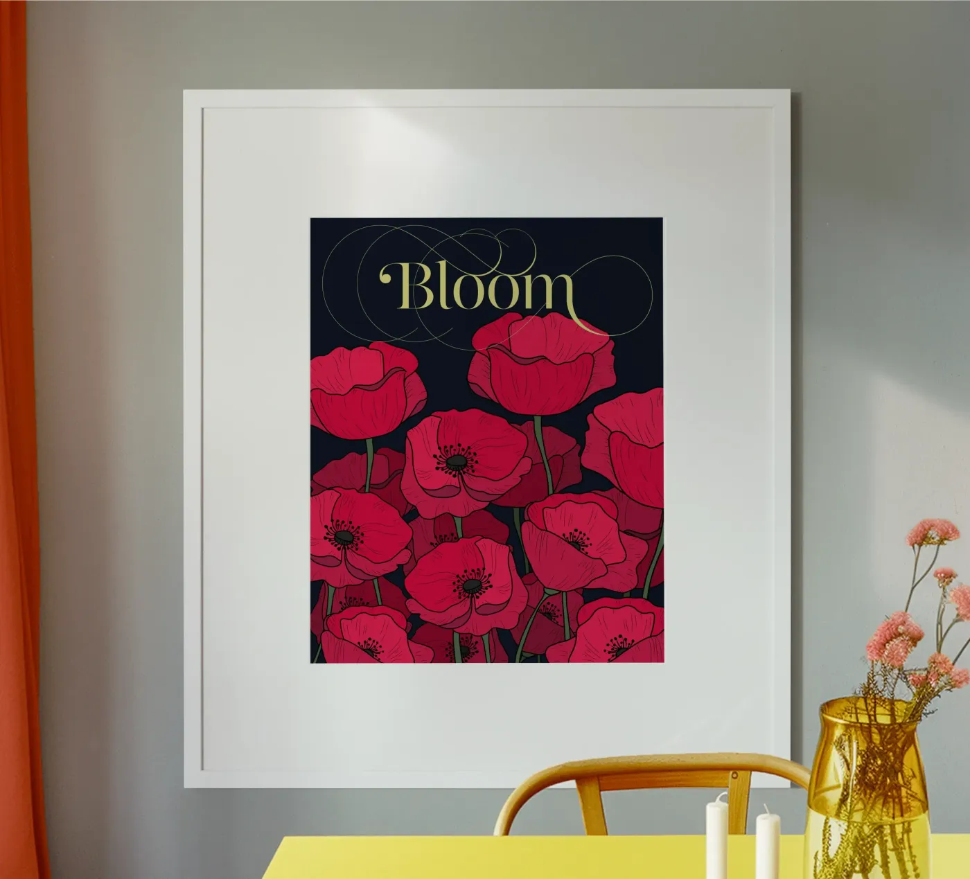 Bloom Fluo Version poster de DesigndN
