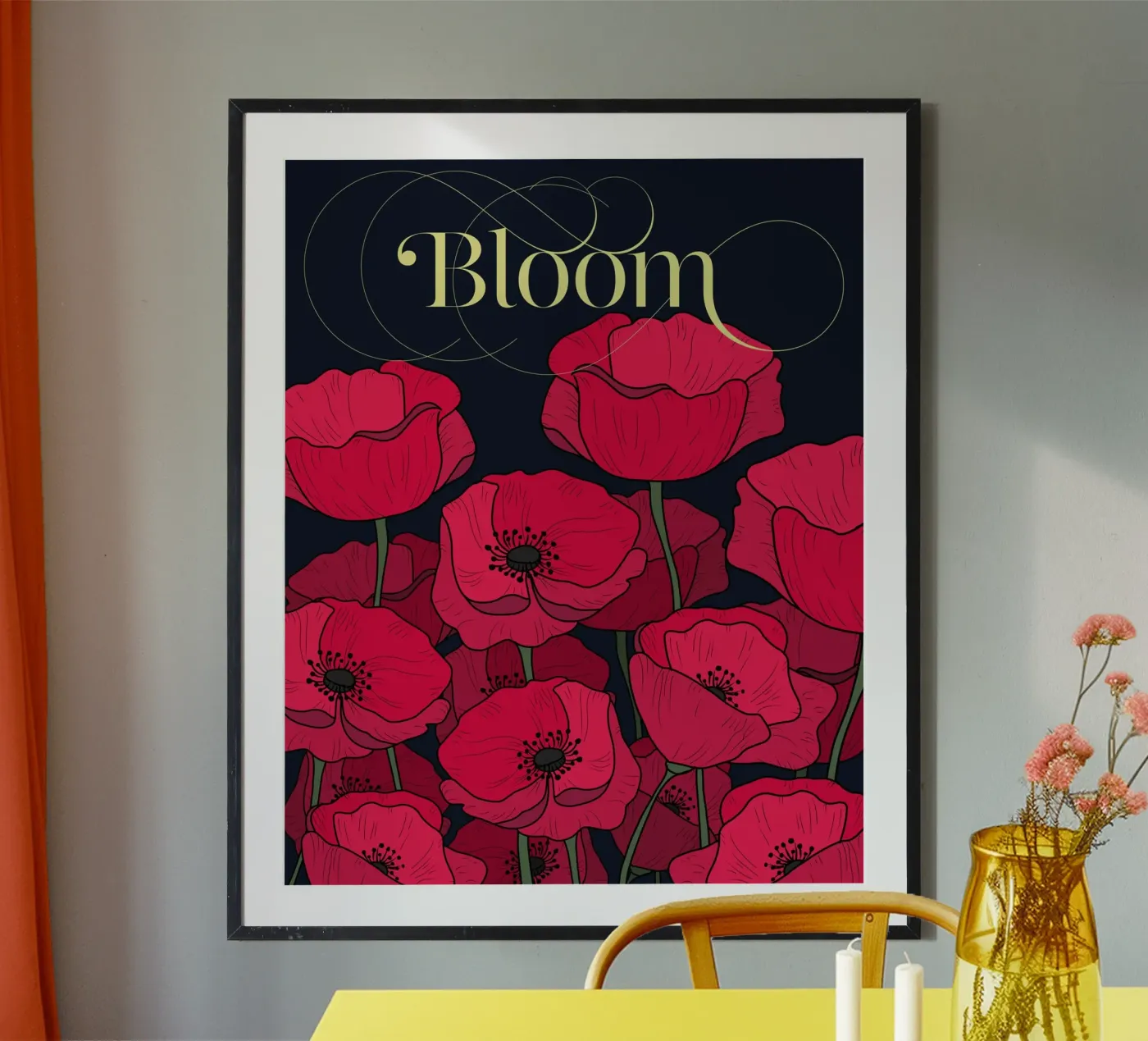 Bloom Fluo Version poster de DesigndN