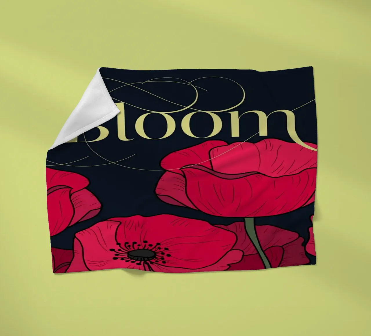 Bloom Fluo Version coperta in pile da designdn