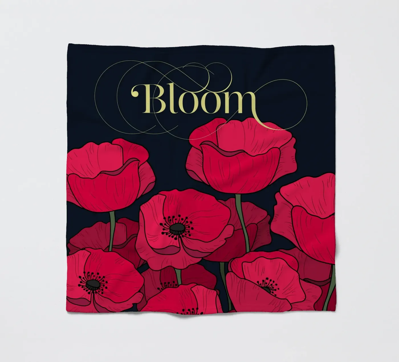 Bloom Fluo Version plaid polaire de DesigndN