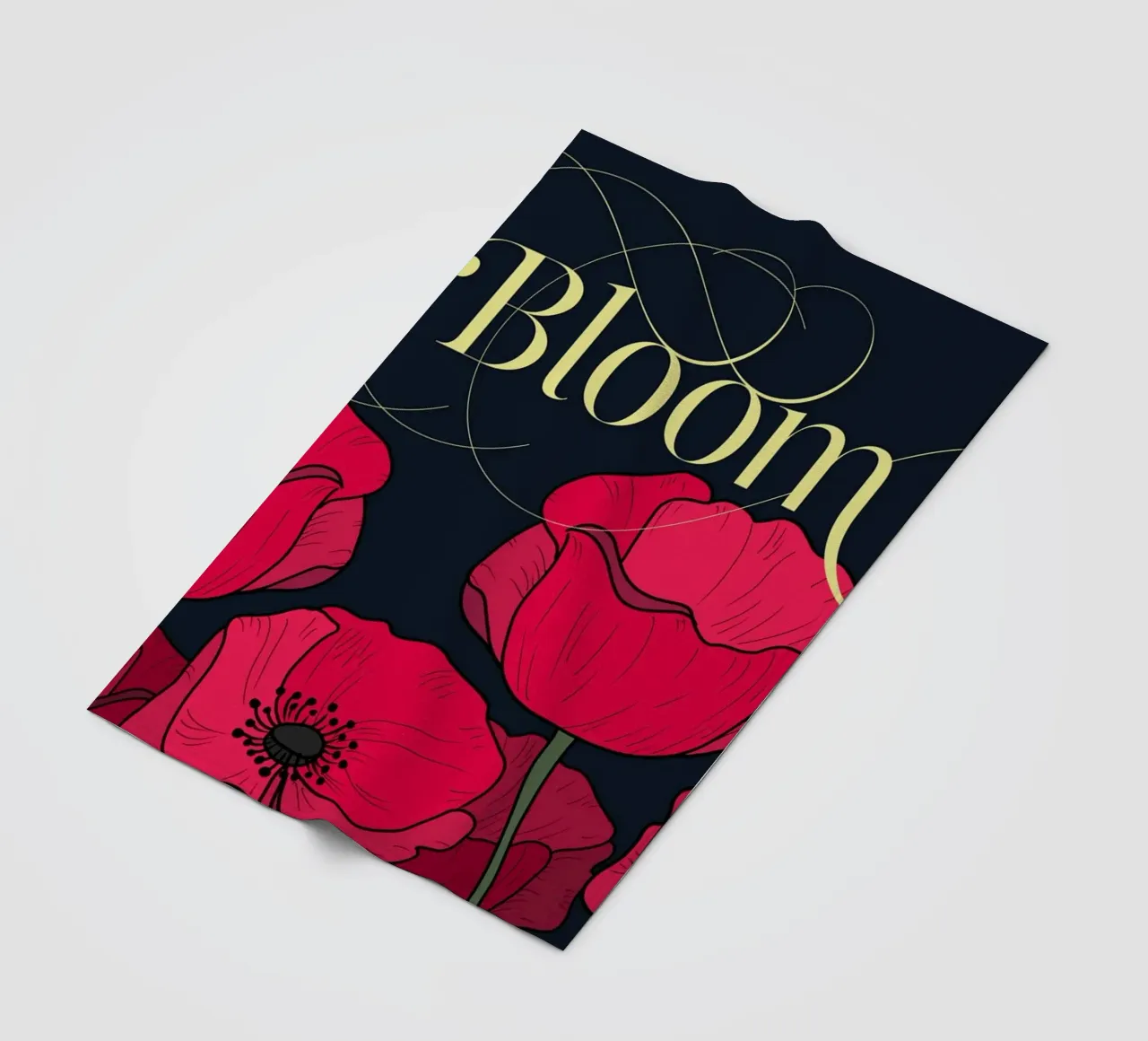 Bloom Fluo Version Fleecedecke von DesigndN
