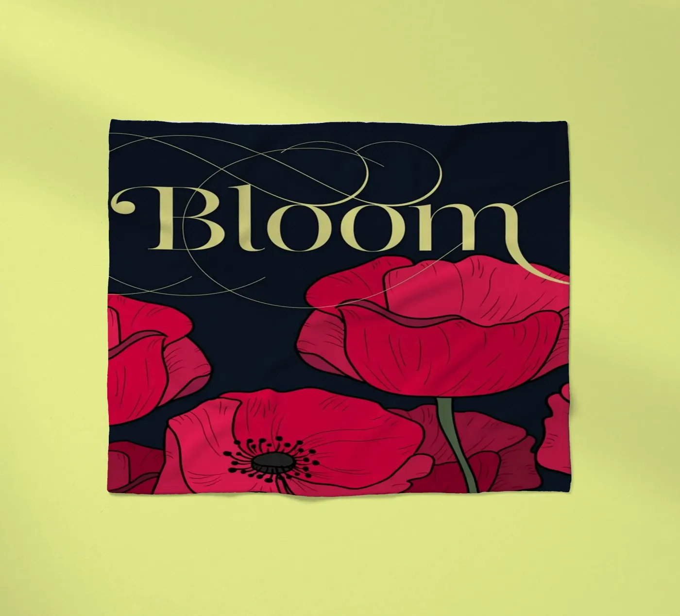 Bloom Fluo Version plaid polaire de DesigndN