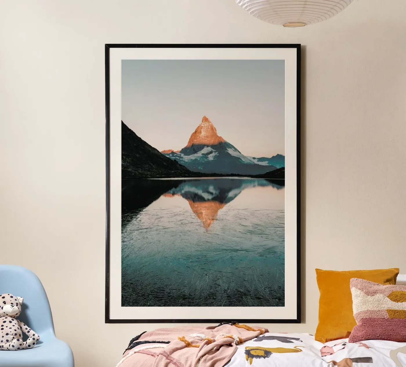 Sunrise Reflection poster van METROPOLIS