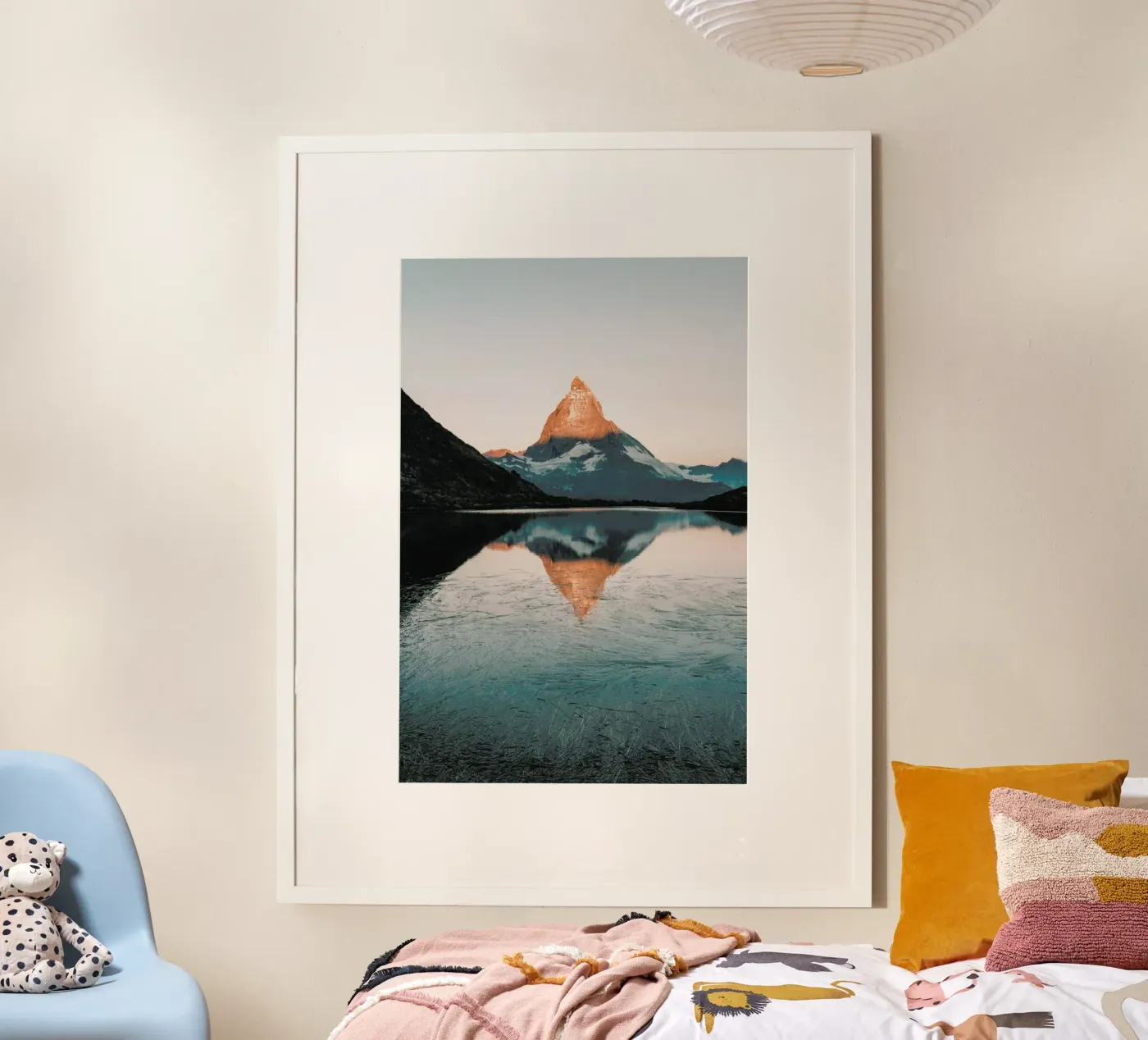 Sunrise Reflection poster van METROPOLIS