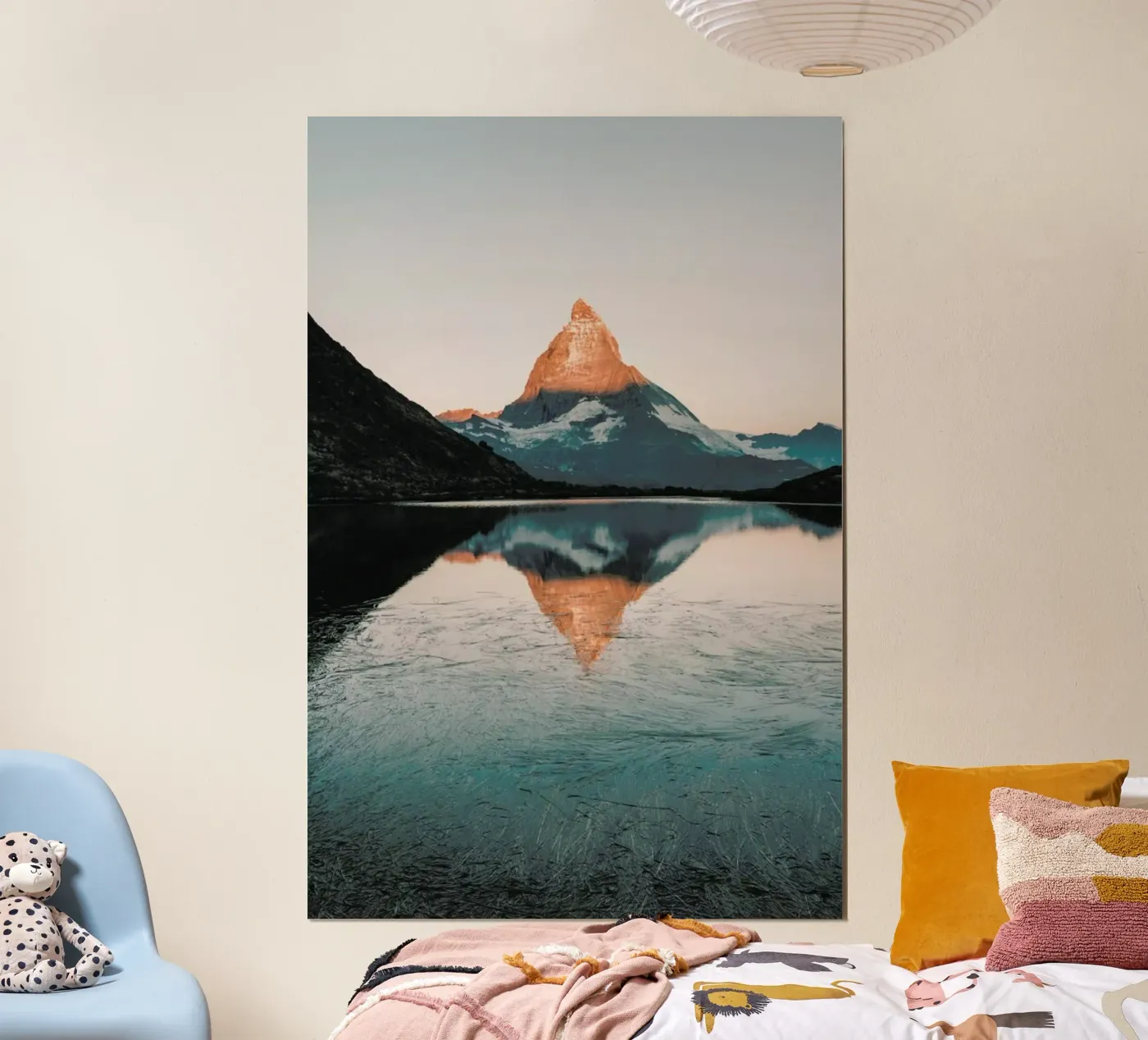 Sunrise Reflection poster van METROPOLIS