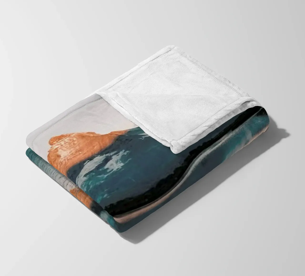 Sunrise Reflection Fleecedecke von METROPOLIS