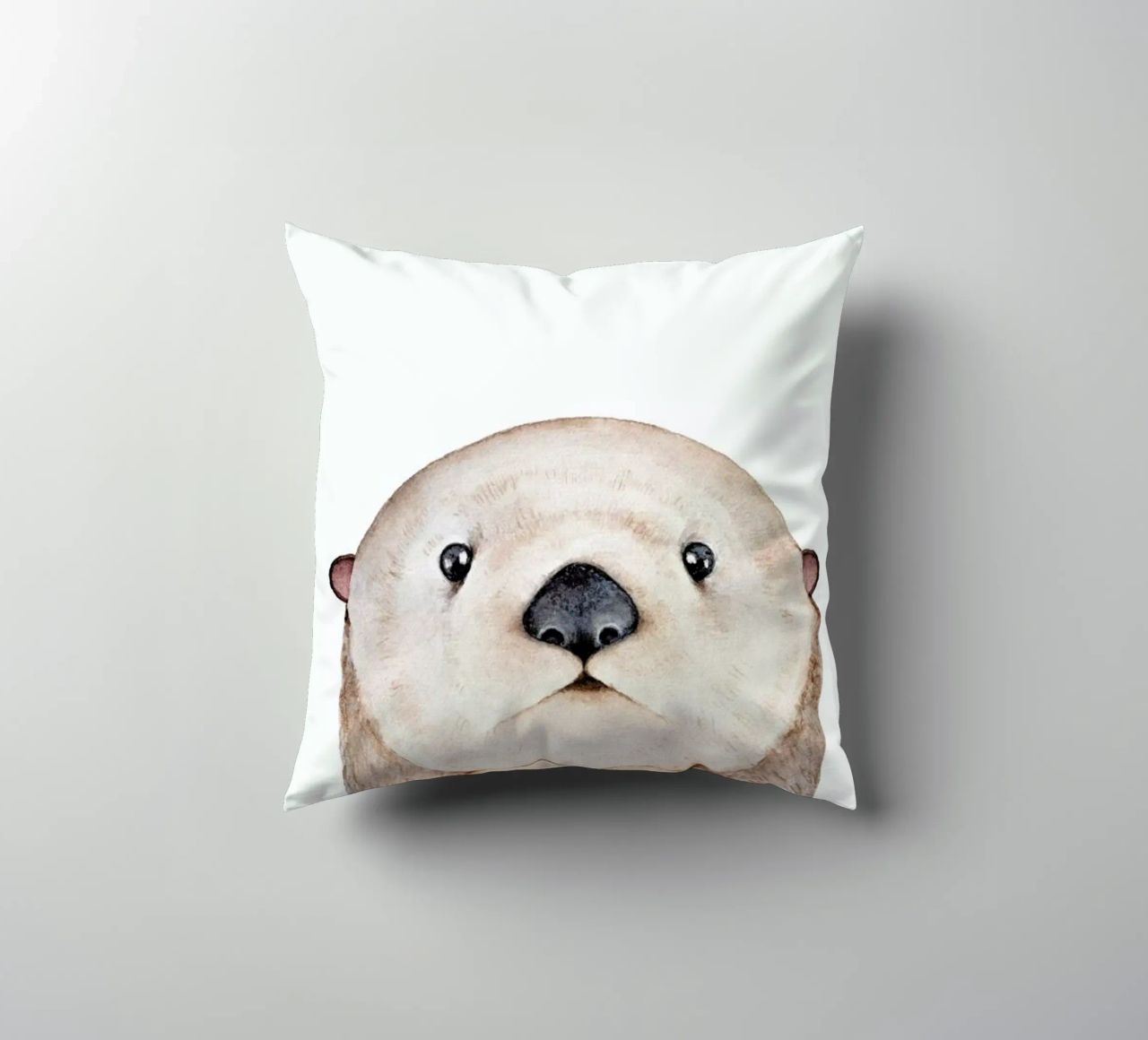 Olle The Otter cuscino da Little Flourishes